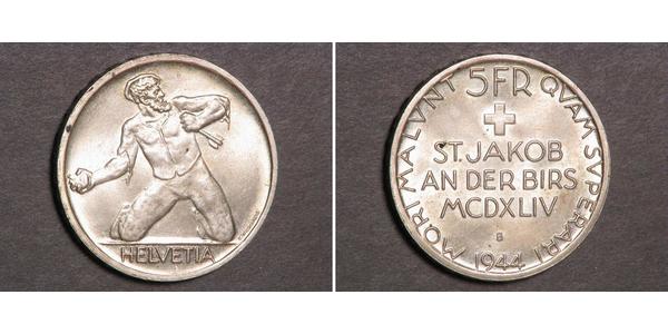 5 Franc Schweiz Silber 