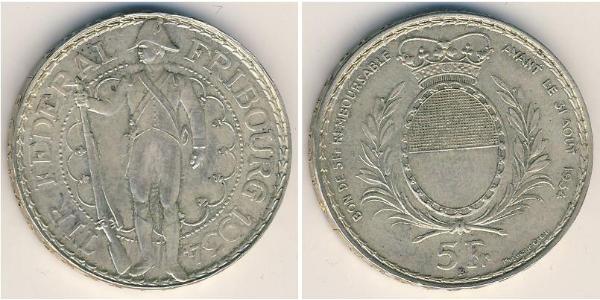 5 Franc Schweiz Silber 