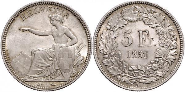 5 Franc Schweiz Silber 