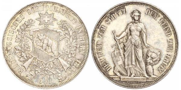 5 Franc Schweiz Silber 
