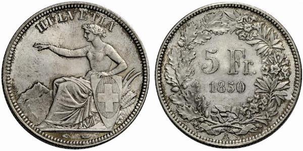 5 Franc Schweiz Silber 