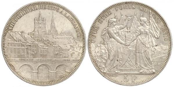 5 Franc Schweiz Silber 