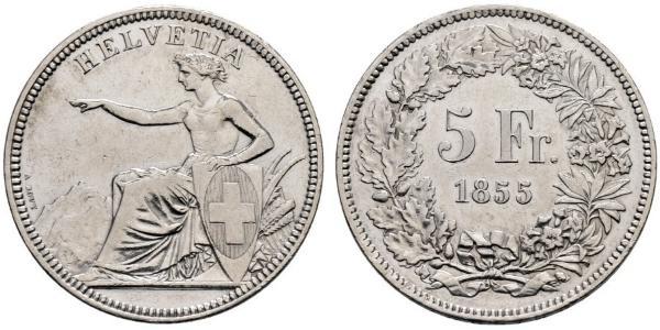 5 Franc Schweiz Silber 