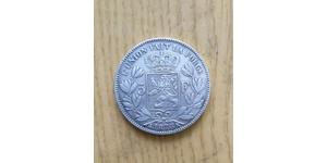 5 Franc Belgium Silver Leopold II of Belgium(1835 - 1909)