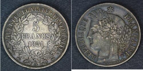 5 Franc France Silver 