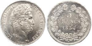 5 Franc France / July Monarchy (1830-1848) Silver Louis Philippe I of France (1773 -1850)