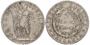 5 Franc Italian city-states Silver 