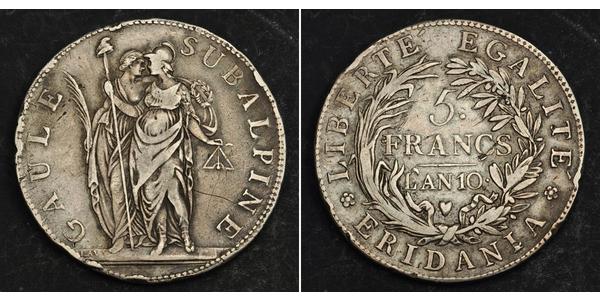 5 Franc Italian city-states Silver 