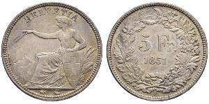 5 Franc Switzerland Silver 