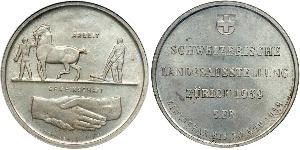 5 Franc Switzerland Silver 