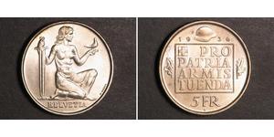 5 Franc Switzerland Silver 