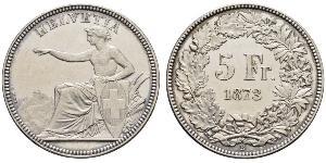 5 Franc Switzerland Silver 