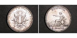 5 Franc Switzerland Silver 