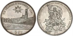 5 Franc Switzerland Silver 