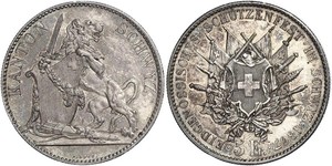 5 Franc Switzerland Silver 