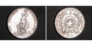 5 Franc Switzerland Silver 