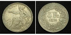 5 Franc Switzerland Silver 