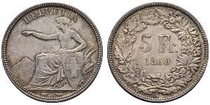 5 Franc Switzerland Silver 