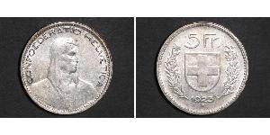 5 Franc Switzerland Silver 