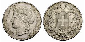 5 Franc Switzerland Silver 