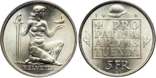 5 Franc Switzerland Silver 