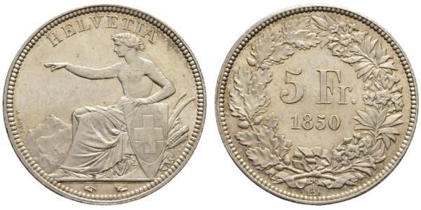 5 Franc Switzerland Silver 