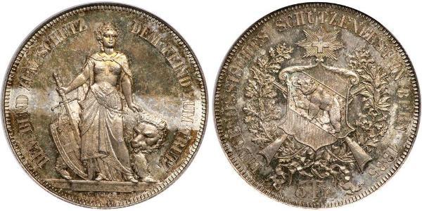 5 Franc Switzerland Silver 