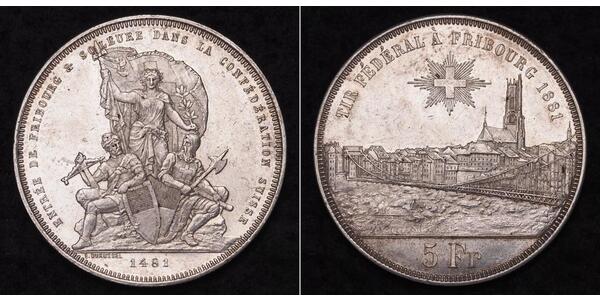 5 Franc Switzerland Silver 