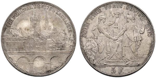 5 Franc Switzerland Silver 