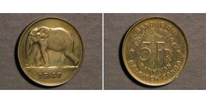 5 Franc Belgian Congo (1908 - 1960)  