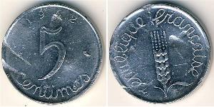 5 Franc French Fifth Republic (1958 - )  