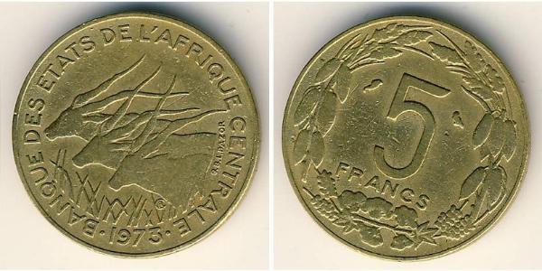 5 Franc República Centroafricana  