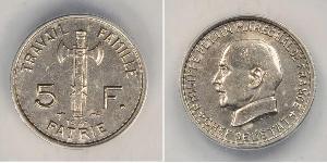 5 Franc 維希法國 (1940 - 1944)  菲利普·贝当