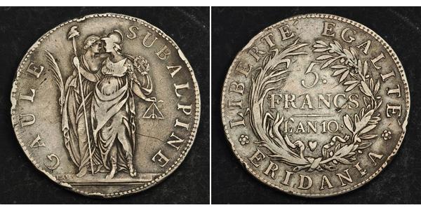 5 Franc Italian city-states 銀 