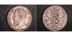 5 Franc 比利时 銀 利奥波德二世 (比利时)