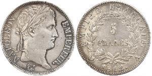 5 Franc 法兰西第一帝国 (1804 - 1814) 銀 拿破仑一世(1769 - 1821)