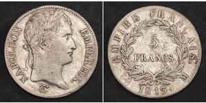 5 Franc 法兰西第一帝国 (1804 - 1814) 銀 拿破仑一世(1769 - 1821)