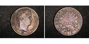 5 Franc 法兰西第一帝国 (1804 - 1814) 銀 拿破仑一世(1769 - 1821)