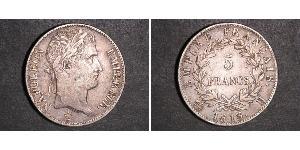 5 Franc 法兰西第一帝国 (1804 - 1814) 銀 拿破仑一世(1769 - 1821)