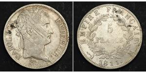 5 Franc 法兰西第一帝国 (1804 - 1814) 銀 拿破仑一世(1769 - 1821)