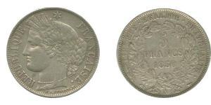 5 Franc 法蘭西第二共和國 (1848 - 1852) 銀 