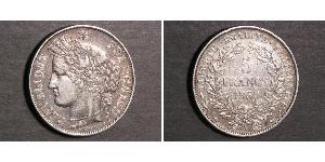 5 Franc 法蘭西第二共和國 (1848 - 1852) 銀 
