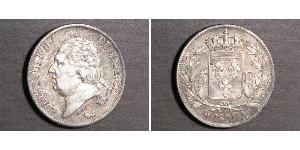 5 Franc 波旁复辟 銀 