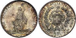5 Franc 瑞士 銀 