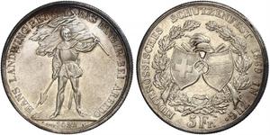 5 Franc 瑞士 銀 
