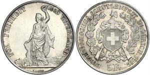 5 Franc 瑞士 銀 