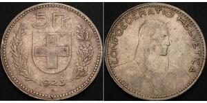 5 Franc 瑞士 銀 