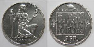 5 Franc 瑞士 銀 