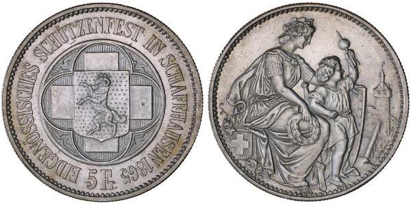 5 Franc 瑞士 銀 