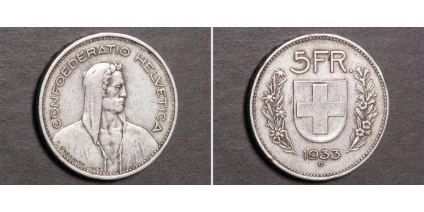 5 Franc 瑞士 銀 